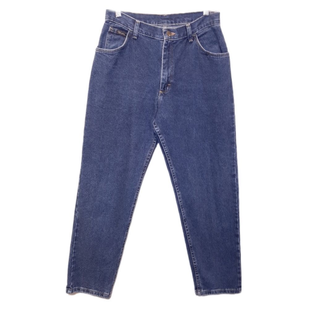 Vintage 90s WRANGLER High Waist Mom Jeans Tapered Leg Relaxed Fit Denim